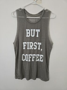 But First Coffee Lightweight Tank Top